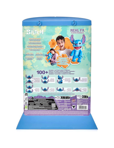 Puppetronic RealFX Stitch Wow! Stuff 45 cm Interactivo