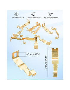 Zapatos de Recogida Meiyatec para Slot Car HO - 10 Piezas 2