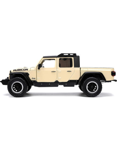 Juguete Jada Toys Jeep Gladiator 1:24 Beige Detalles Realistas
