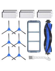 Kit de Repuestos Eufy RoboVac 11S 30 30C 15C 12 35C - 6 Filtros 6 Cepillos