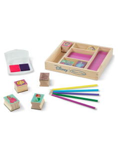 Juego de Sellos de Madera Princesas Disney Melissa & Doug