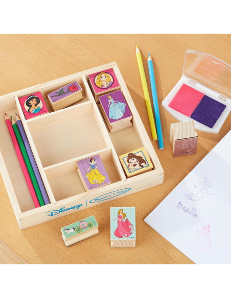 Juego de Sellos de Madera Princesas Disney Melissa & Doug Juego de Sellos de Madera Princesas Disney Melissa & Doug