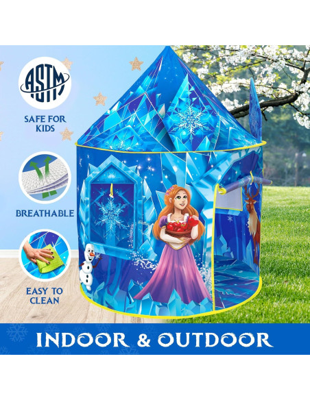Carpa Congelada W&O para Niñas 129x101 cm con Sonido y LED