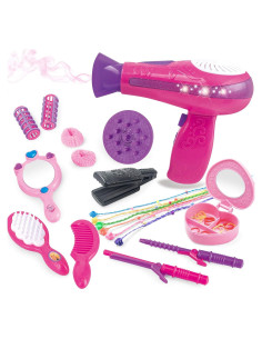 Kit de Juguete de Salón de Belleza MEGAFUN con Secador y Accesorios