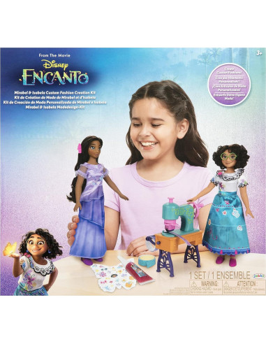 Kit de Creación de Moda Personalizada Disney Encanto Mirabel e Isabela
