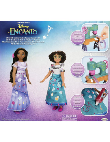 Kit de Creación de Moda Personalizada Disney Encanto Mirabel e Isabela
