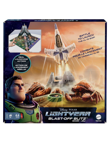 Juego de Habilidad Mattel Lightyear Blast-Off Blitz 2-8 Jugadores