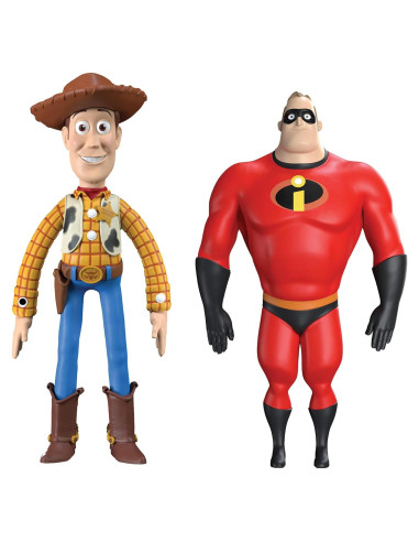 Figuras de Acción TCG Toys FleXfigs Woody y Mr. Increíble - 2 Piezas