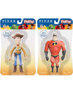 Figuras de Acción TCG Toys FleXfigs Woody y Mr. Increíble - 2 Piezas 2