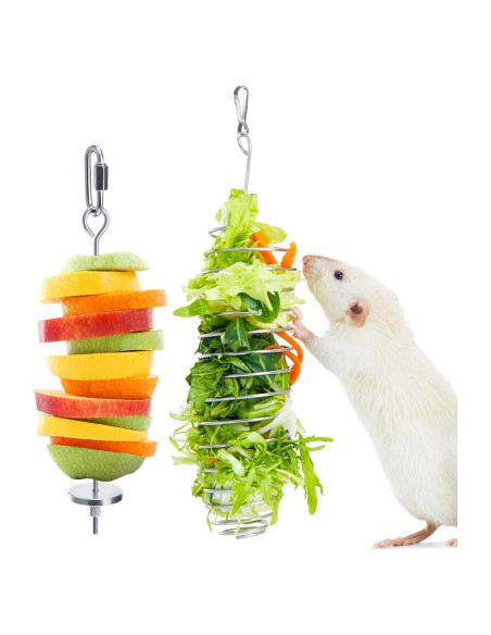 Juguetes de Enriquecimiento para Ratas Jevnd 2 Pcs Acero Inoxidable