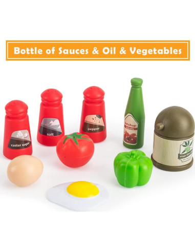 Set de Juguetes de Cocina 32 Piezas Bruvoalon Verde