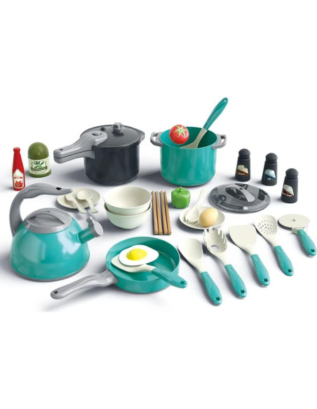 Set de Juguetes de Cocina 32 Piezas Bruvoalon Verde