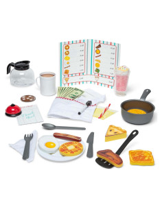 Juego de Restaurante Star Diner Melissa & Doug 41 Piezas
