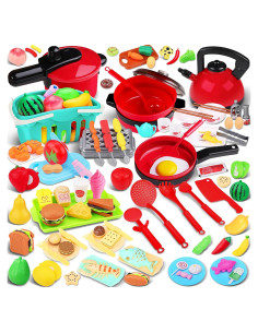 Juego de Cocina de Juguete 134 Piezas FunMission para Niños