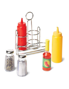 Juego de Condimentos Melissa & Doug - 6 Piezas en Caddy
