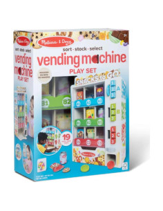 Juego de Máquina Expendedora de Madera Melissa & Doug 16 Piezas