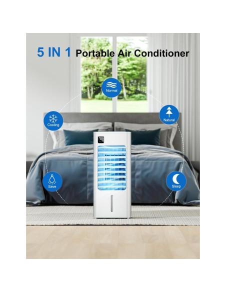 Acondicionador de Aire Portátil AIRTHRYL 2 Galones 100 Oscilante