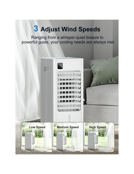 Acondicionador de Aire Portátil AIRTHRYL 2 Galones 100 Oscilante