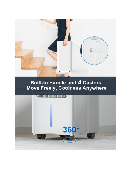 Acondicionador de Aire Portátil AIRTHRYL 2 Galones 100 Oscilante