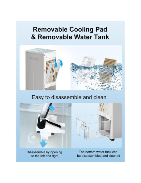 Acondicionador de Aire Portátil AIRTHRYL 2 Galones 100 Oscilante