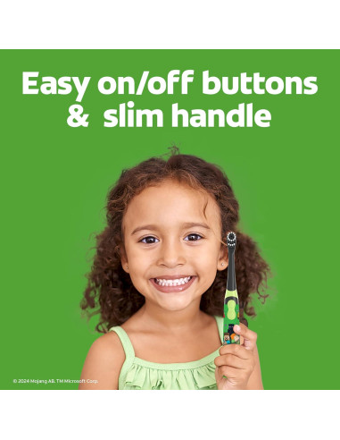 Cepillo de dientes eléctrico Colgate Kids Minecraft suave