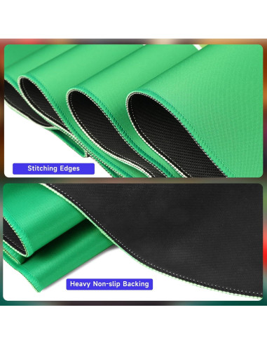 Tapete de Juego Craps GSE Doble Dealer Antideslizante 178x89cm