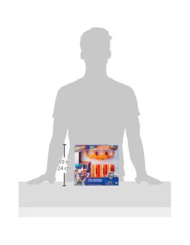 Kit Mejora Nerf: 3 Conchas, 9 Dardos Elite, Soporte