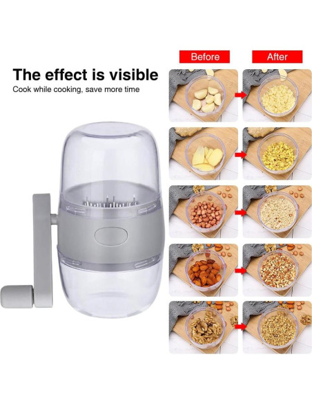 Picador de Nueces MJFUNTXY Manual con Manivela Portátil