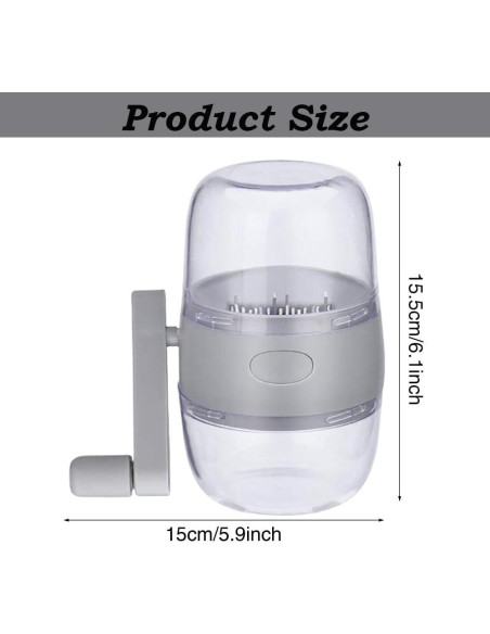 Picador de Nueces MJFUNTXY Manual con Manivela Portátil