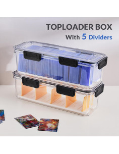 Caja de Almacenamiento DEEIF para Toploaders 2 Paquete 330 Cargas 2