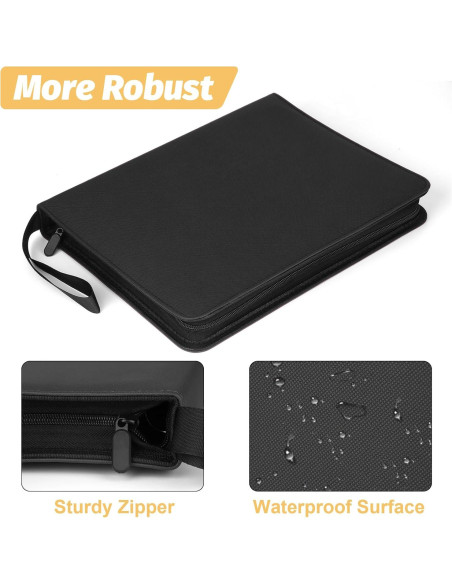 Carpeta de Tarjetas de Comercio Foalgo 9 Bolsillos 720 Tarjetas