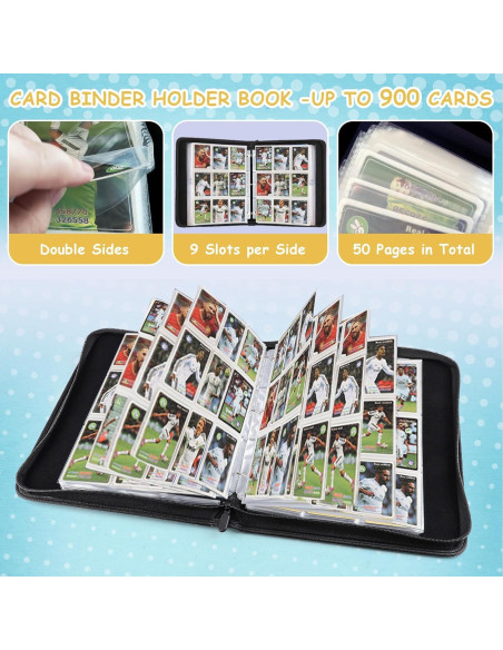 Carpeta de Tarjetas de Comercio Foalgo 9 Bolsillos 720 Tarjetas