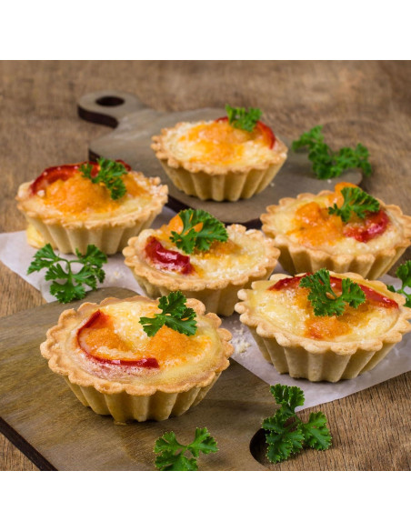 18 Moldes de Silicona para Cupcakes uxcell - Redondos, Antiadherentes