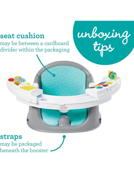 Asiento 3 en 1 Infantino Música y Luces - Bebés Lavanda