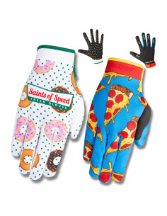 Guantes de Motocross Saints of Speed 2 Piezas Donut Pizza