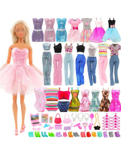 Juego de Ropa para Muñeca Joyfun 47 PCS Accesorios 2