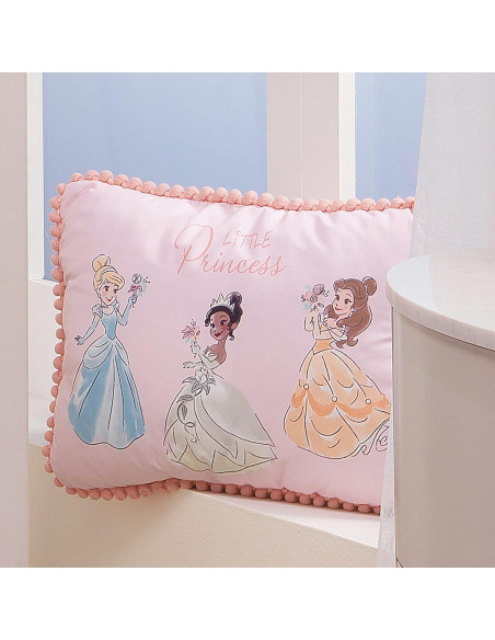 Almohada Decorativa Princesas Disney Lambs & Ivy Rosa