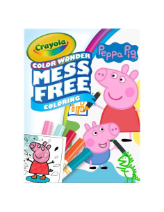 Conjunto Color Wonder Crayola Peppa Pig 18 Páginas y 5 Marcadores