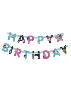 Banner Articulado LOL Surprise Grande Multicolor - Papel Resistente
