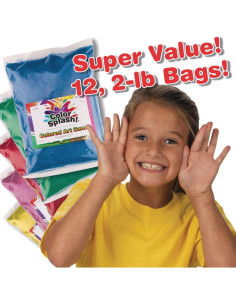 Arena de Arte S&S Worldwide 12 Colores 10,89 kg No Tóxica 2