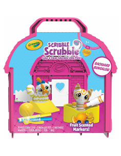 Crayola Scribble Scrubbie Bungalow de Patio, 2 Mascotas 2