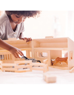 Establo de Caballos de Madera Melissa & Doug 11 Piezas 2