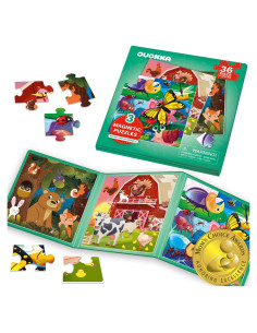 Puzzle Magnético Quokka 36 Piezas Granja para Niños