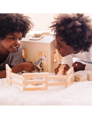 Establo de Caballos de Madera Melissa & Doug 11 Piezas