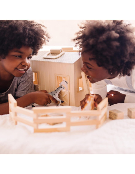 Establo de Caballos de Madera Melissa & Doug 11 Piezas