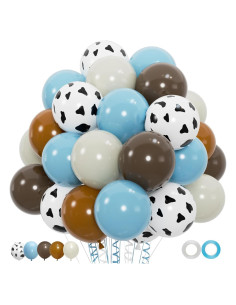 Juego de 100 globos de vaca Q&High Life 30 cm colores variados
