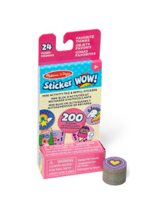 Melissa & Doug Sticker WOW! 200 Stickers y Mini Cuaderno