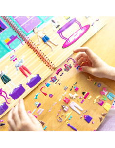 Libro de Actividades Melissa & Doug con Stickers Reutilizables 196 Pzs 2