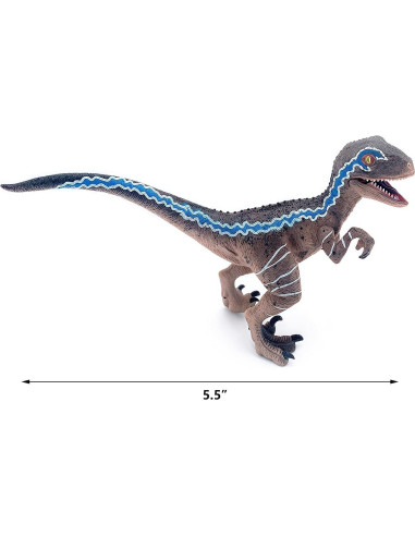 Figura de Dinosaurio Gemini&Genius Bebé Velociraptor 15cm