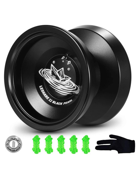 Yoyo Profesional LESHARE No Responsivo con Cuerdas y Guantes